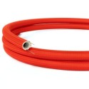 Tube décoratif semi-flexible rouge pour installations lumineuses
