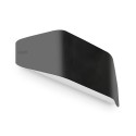 Lampe murale en polycarbonate avec douille E27 en gris, TOUTENS