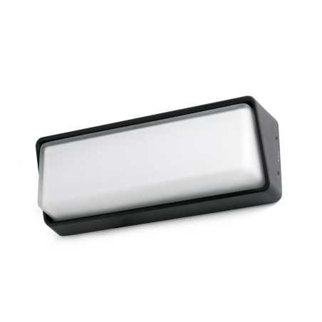 Lampe murale en aluminium à LED intégrée gris MARIOL