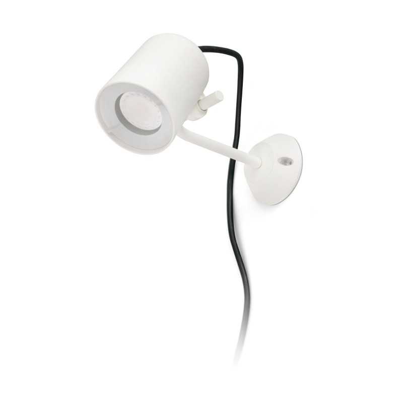 Lampe murale en polycarbonate GU10 beige MOUZEIL