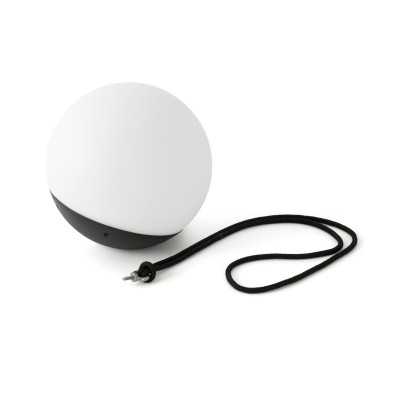 Lampe murale en plastique à LED intégrée noir mat POUANCE