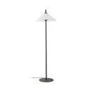 Lampe de sol en aluminium E27 gris GARONNE