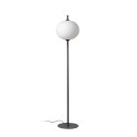 Lampe de sol en aluminium E27 gris GRESSY