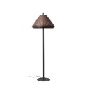 Lampe de sol en aluminium E27 gris BOUSSAC