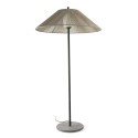 Lampe de sol en aluminium E27 gris LAIVES