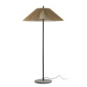 Lampe de sol en aluminium E27 gris GROSLEE