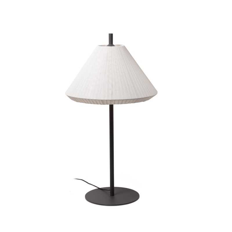 Lampe sur pied en aluminium E27 gris MEULOT