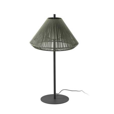 Lampe de sol en aluminium E27 gris NAVENNE