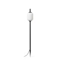 Lampe de sol en aluminium E27 gris AUXERRE