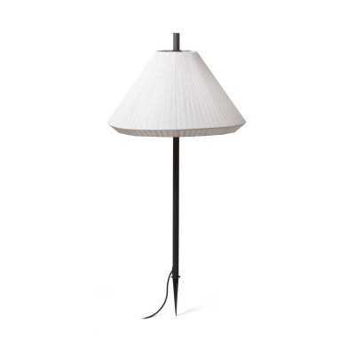 Lampe sur pied en aluminium E27 gris DORNECY