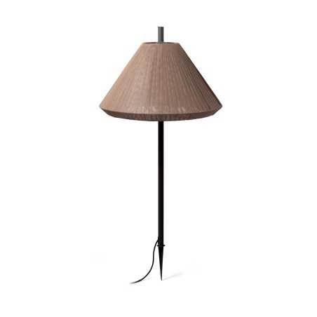 Lampe sur pied en aluminium E27 gris MILELLA