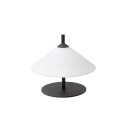 Lampe de sol en aluminium E27 gris COURTES