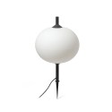 Lampe de sol en aluminium E27 gris BESSAY