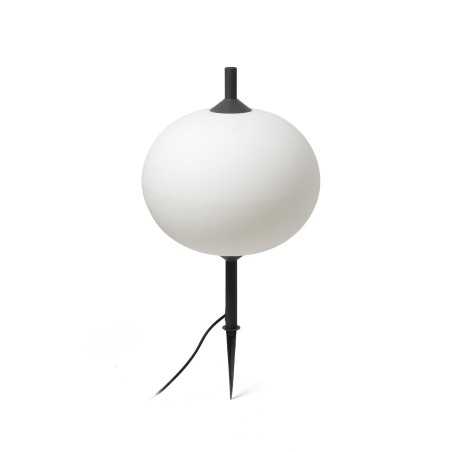 Lampe de sol en aluminium E27 gris BESSAY