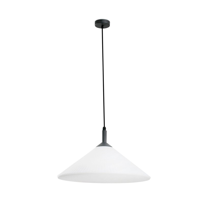 Lampe de plafond en aluminium E27 gris CERDON