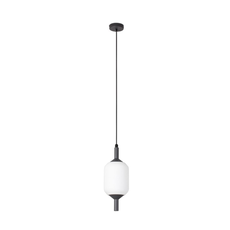 Lampe de plafond en aluminium E27 gris CARGESE