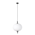 Lampe de plafond en aluminium E27 gris LESTREM