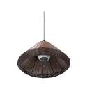 Lampe de plafond en aluminium E27 gris MURLES