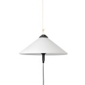 Lampe de plafond en aluminium E27 gris CHITRY