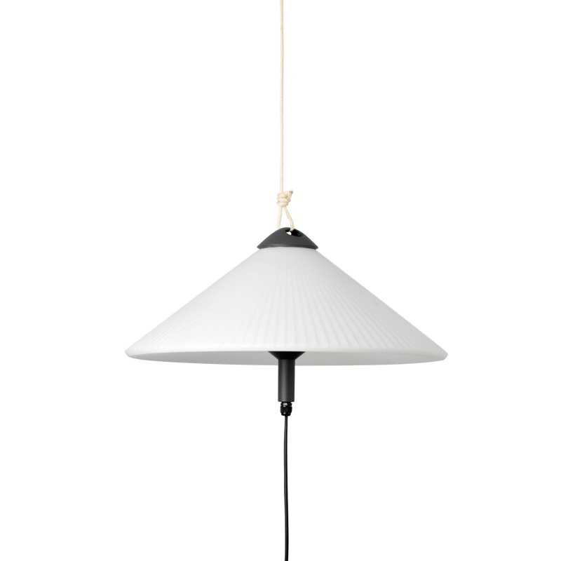 Lampe de plafond en aluminium E27 gris CHITRY