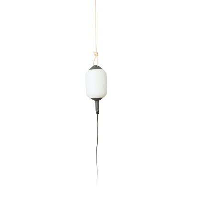 Lampe de plafond en aluminium E27 gris EYJEAUX