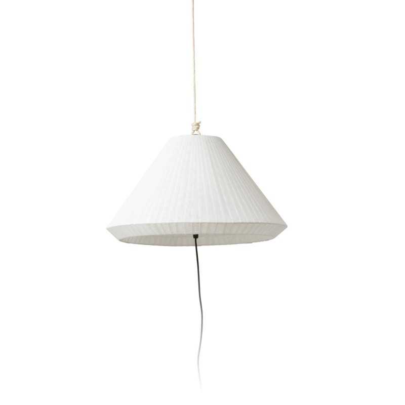 Suspension en aluminium E27 gris BLAMONT