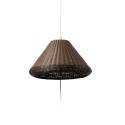 Lampe de plafond en aluminium E27 gris BOULOC