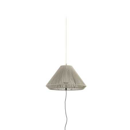 Lampe de plafond en aluminium E27 gris GORNAC