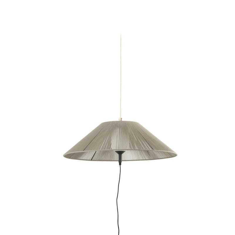 Lampe de plafond en aluminium E27 gris SOTURAC