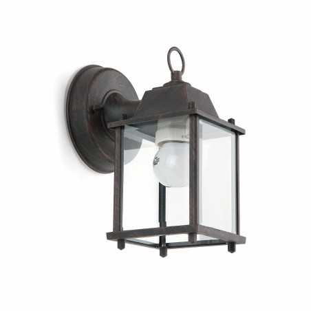 Lampe murale en acier E27 oxydé DAVAYE