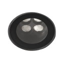 Lampe de sol en aluminium à LED intégrée noir mat LABRAS