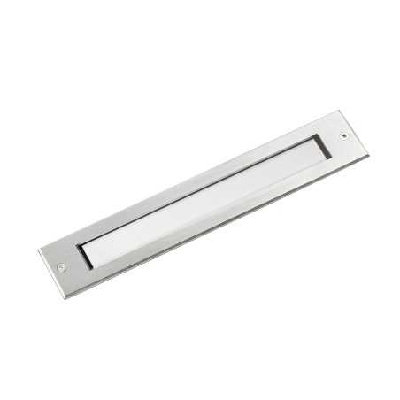 Lampe de sol en acier à LED intégrée acier brossé VEYSSET