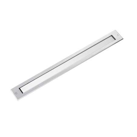 Lampe de sol en acier à LED intégrée acier brossé LE POIL