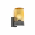 Lampe murale en aluminium E27 gris MUSIGNY
