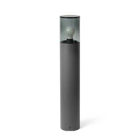 Lampe de sol en aluminium E27 gris THOMAS