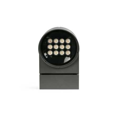 Lampe murale en aluminium à LED intégrée gris GUERET