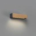 Lampe murale en bois à LED intégrée en bois LA RUE