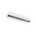 Lampe murale en aluminium à LED intégrée blanc mat LOUYRE