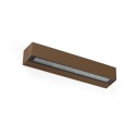 Lampe murale en aluminium à LED intégrée oxydé MORIEUX