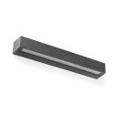 Lampe murale en aluminium à LED intégrée gris SALZUIT