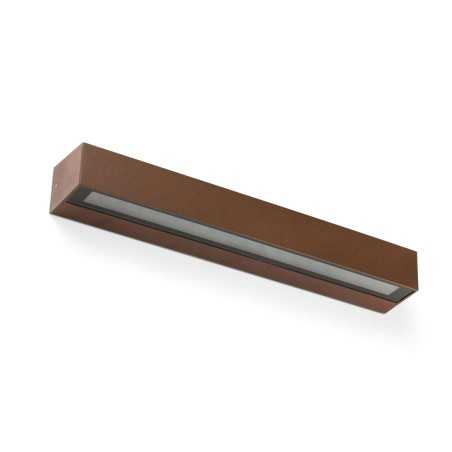 Lampe murale en aluminium à LED intégrée oxydé LE FAIN