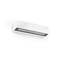 Lampe murale en aluminium à LED intégrée blanc mat AR VAZ