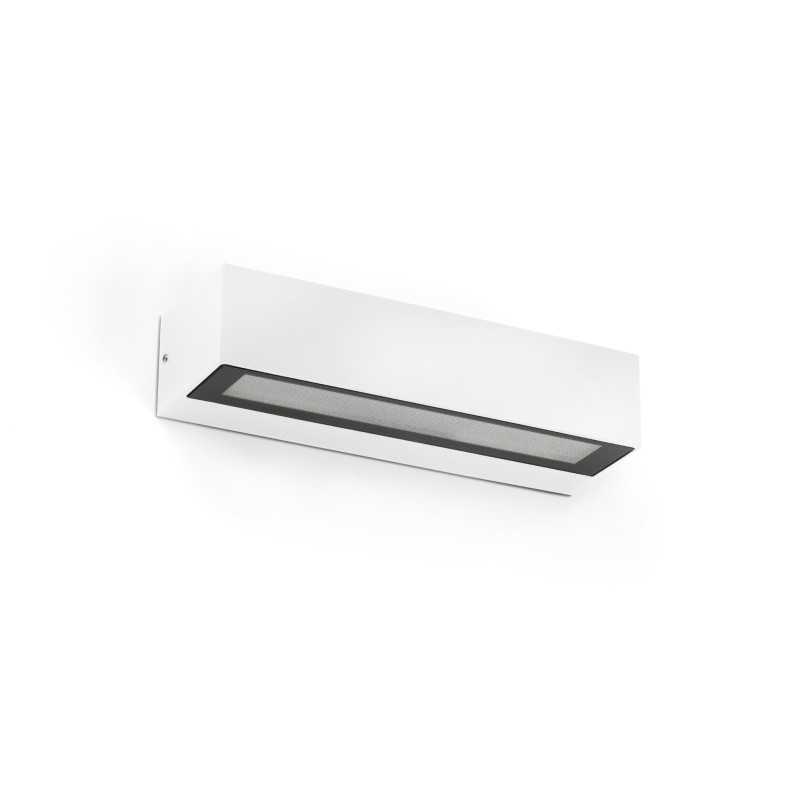 Lampe murale en aluminium à LED intégrée blanc mat AR VAZ