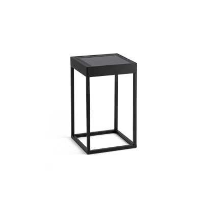 Lampe murale en aluminium à LED intégrée noir LEMBACH