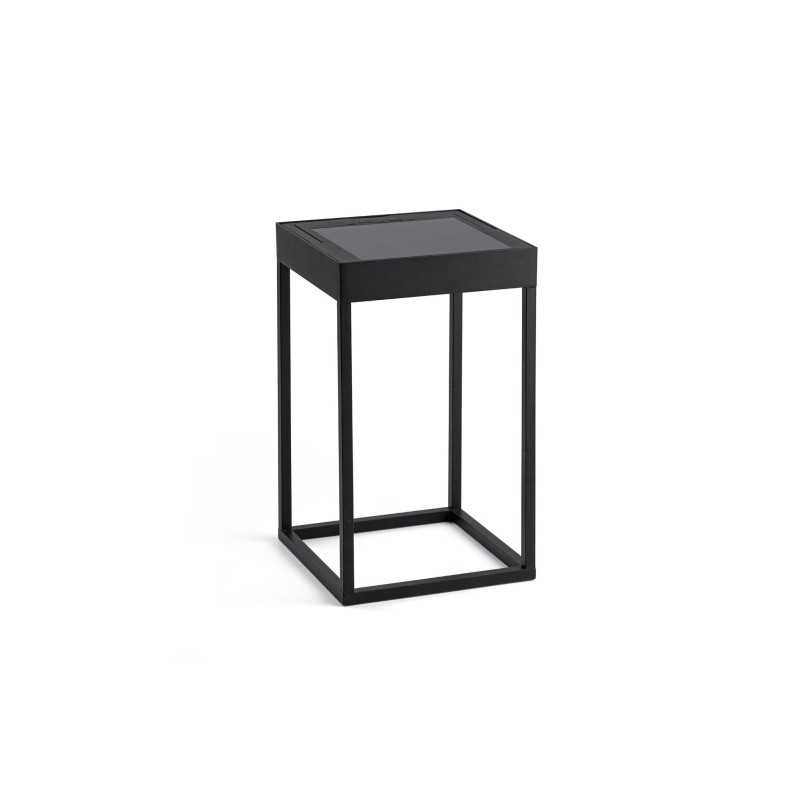 Lampe murale en aluminium à LED intégrée noir LEMBACH