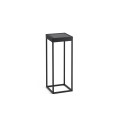 Lampe murale en aluminium à LED intégrée noir TREFOUX