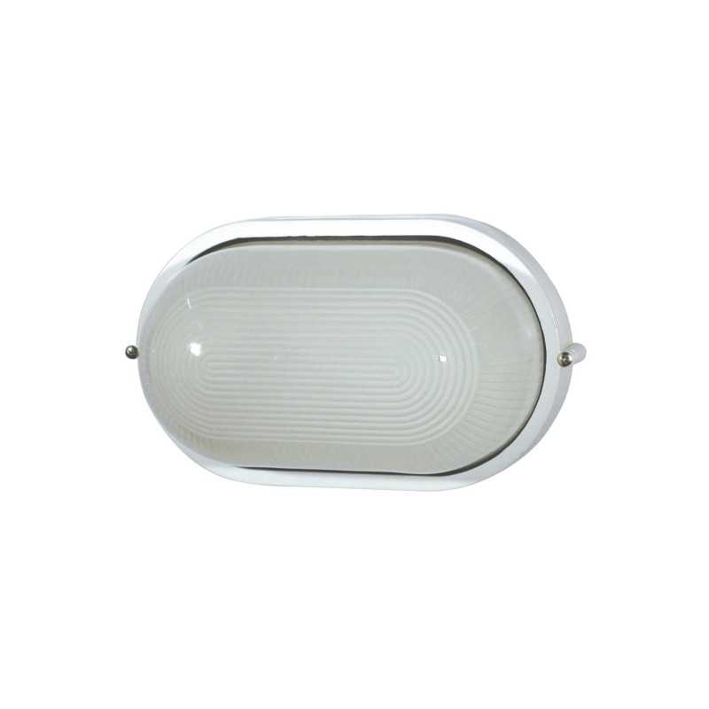Lampe murale en aluminium E27 blanc mat CONJUX