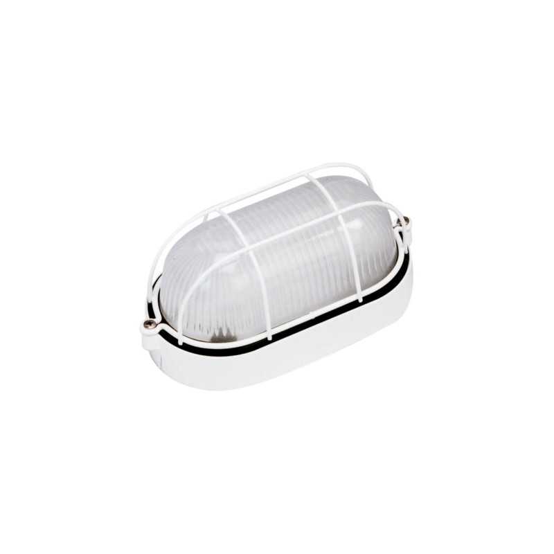 Lampe murale en aluminium E27 blanc mat CLAISE