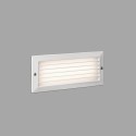 Lampe murale en aluminium à LED intégrée blanc mat BEZERIL