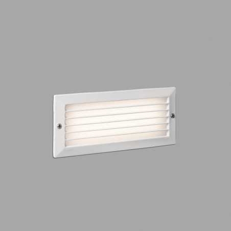 Lampe murale en aluminium à LED intégrée blanc mat BEZERIL